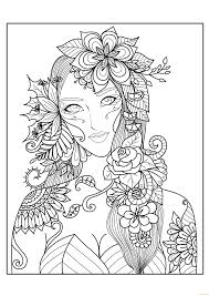 Maybe you would like to learn more about one of these? Flower Girl Coloring Pages Hard Coloring Pages Coloring Pages For Kids And Adults