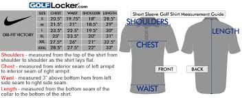 Nike Dri Fit Victory Size Chart