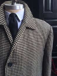 Black And White Houndstooth Suit Vintage 1960s Black White Houndstooth Tweed Half Raglan Overcoat Size 42 Long Overcoats White Houndstooth Overcoat Men