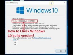 How To Check Windows 10 Build Version Windows 10 Tutorials Windows 10 Windows 10 Microsoft