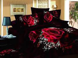 3d bedding sets have arrived in our online shopping center recently. 100 Cotton Luxury Romantic Red Rose 3d Bedding Sets Bedding Sets 3d Bedding Sets Floral Bedding Sets