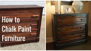Ever wondered about chalk paint?? How To Chalk Paint Furniture Painted Furniture Flea Market Finds Youtube
