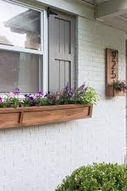 Mount wooden planter boxes in the traditional method below a window frame, or hang along a fence, bare patio wall or gazebo. Diy Cedar Window Planters Shades Of Blue Interiors
