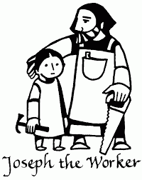 Joseph the worker coloring page. St Joseph Coloring Pages Coloring Home