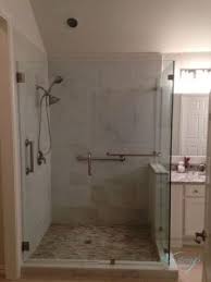 Master bathrooms should have open showers because shower curtians are unsanitary and glass doors are hard to keep clean, i like this but i would roll in handicapped showers with barrier free entries not only increase bathroom safety but can add style as well. Premium Frameless Glass Shower Doors In Fort Worth Tx