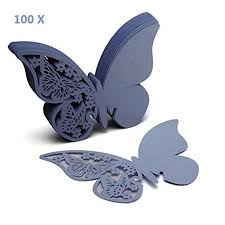 Diese Tollen Schmetterlinge In Dunkelblau Lassen Sich Vielseitig Einsetzen Man Kann Die Schmetterlinge Gut An Schmetterling Geschenke Tischkarten Namenskarten