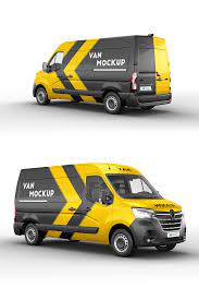 Van Mockup 11 Vehicle Signage Vans Logo Car Wrap Design