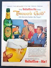 Image result for White 1957 Ballatine Ale Company