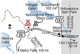 Yet, the largest yellowstone rv parks are located near the west entrance. West Yellowstone Montana Campground Yellowstone Park Mountainside Koa Journey