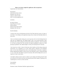 sample resume bakery manager