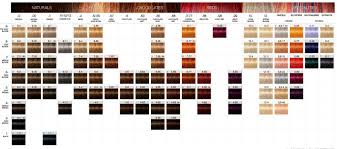 Hair Dye Colour Chart Schwarzkopf Best Picture Of Chart