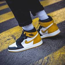 Nike Air Jordan 1 Best Hand In The Game Yellow Ochre 2018 By Soggiu23 Womens Basketball Shoes Nike Air Jordan Shoes Sneakers Men Fashion