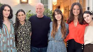 Now, bruce willis and demi moore's daughter scout has shed further light on the matter, revealing that an emergency has kept the whole family apart during this time. Bruce Willis Beams While Supporting Ex Demi Moore At Book Party With Their 3 Daughters And His Wife Youtube