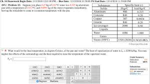 1.5 tonnes are equal to how many kg? Solved Ch 14 Homework Begin Date 11 1 2018 12 01 00 Pm Chegg Com