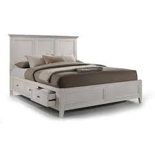 Handy drawers beneath the mattress double as a dresser, which is perfect for compact rooms. San Mateo Queen Storage Bed White By Intercon Nis429702791 Sylvan Furniture