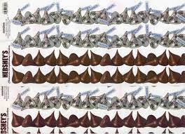 2 Vintage Creative Imaginations 5 1 2 X 13 Border Page Scrapbook Stickers Hershey Kisses Hershey S Chocolate Stickers Chocolate Stickers Hershey Kisses Hersheys