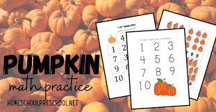 By downloading from my site you agree to the following: Free Printable Pumpkin Math Activities For Preschoolers