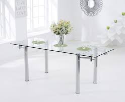 Modern extending black marble glass dining table. Grenada 140 200cm Extending Glass Dining Table Only Oak Furniture
