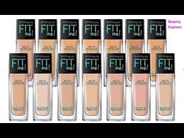 How To Choose Maybelline Fit Me Foundation Shade Pick Your Perfect Shade Of Foundation