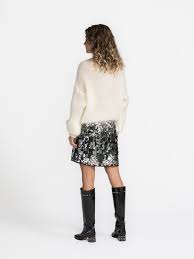 Selected Sequin Mini Skirt Tana