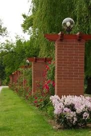 How To Build Brick Pillars Hunker Brick Garden Brick Columns Stone Pillars