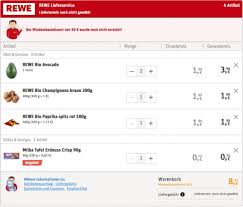 Rewe Erhoht Den Mindestbestellwert Fur Lieferservice Kunden Auf 50 Euro Supermarktblog