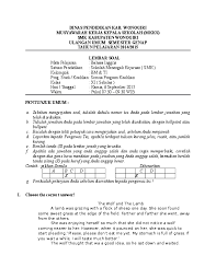 Belum ada komentar untuk soal latihan bahasa inggris opinion and thought hots part i posting. Soal Bahasa Inggris Kuritilas Vietrieannee D Prinsipessa Academia Edu