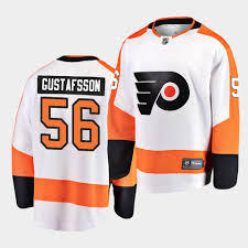 Erik gustafsson is already practicing with a flyers defenseman. Philadelphia Flyers Erik Gustafsson 2020 21 Away Men White Breakaway Player Jersey