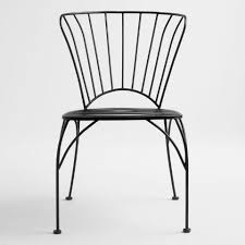 Black Metal Cadiz Outdoor Stacking Chairs Set Of 2 World Market Metal Outdoor Chairs Outdoor Stacking Chairs Outdoor Chairs