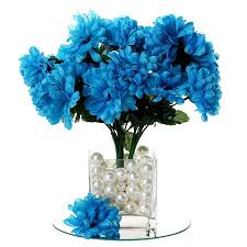 Aiviyi silk flowers tulip silk flowers xxl wedding corsage xxxl wedding xxl top corsage teal silk flowers lucia silk flowers camillia silk flowers turquoise silk promotion. 84 Turquoise Chrysanthemum Mums Silk Artificial Flowers