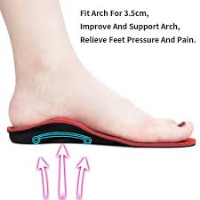 Footmaster Orthotic Insoles Shock Absorptation Breathable Shoe Insoles Plantar Fasciitis Feet Insoles High Ar Flat Foot Insoles Arch Support Shoes Shoe Insoles