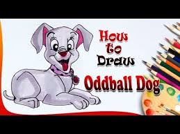 This is a step by step drawing tutorial on how to draw perdita from 101 dalmations. How To Draw Oddball Dog 101 Dalmatians Cartoon Drawing Easy Drawing 101 Dalmatians Cartoon Cartoon Drawings Easy Drawings
