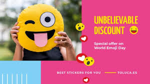 While sometimes they may seem silly, according to various psychologists and researchers, they may play a vital role in the way we communicate today. World Emoji Day Offer Girl Holding Funny Face Online Full Hd Video Template Crello