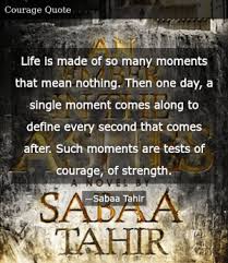 The present rises from the ashes of the past. Sabaa Tahir An Ember In The Ashes