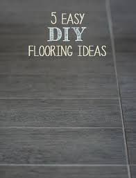 5 Easy Diy Flooring Ideas Painted Furniture Ideas Diy Flooring Home Diy Diy Home Improvement