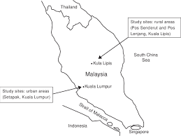 Opensignal analysed 4g availability from its mobile app users across the country and cross referenced. Map Of Peninsular Malaysia Showing Urban And Rural Study Sites Download Scientific Diagram
