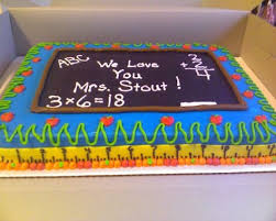Happy Birthday Cake For Teacher With Name Edit Teacher Cake Teacher Cakes Teacher Birthday Cake School Cake
