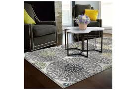 Contemporary area rugs mix modern design with a traditional flair. 0 6m X 2 4m Runner Superior Rosette Collection Area Rug 6mm Pile Height With Jute Backing Affordable Contemporary Rugs Modern Geometric Medallion Rosettes 0 6m X 2 4m Runner Black Grey Blue And Green Kogan Com