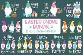 Download Easter Gnomes Bundle Graphic By All About Svg Creative Fabrica PSD Mockup Templates