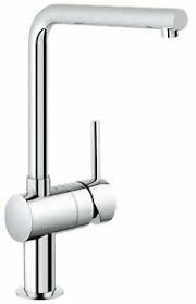 Its high spout can be locked in position or set to swivel in a 150° or 360° radius and allows you to fill tall pots with ease. Grohe Minta Single Lever Kitchen Sink Mixer Tap Swivel Spout Pull Out Spray Ebay