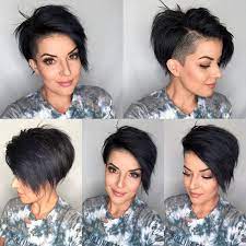 1 757 Likes 22 Comments Melanie Astill Healthyhappywifelife On Instagram Wind Blown Short Haircuts Black Hair Assymetrical Haircut Short Hair Undercut