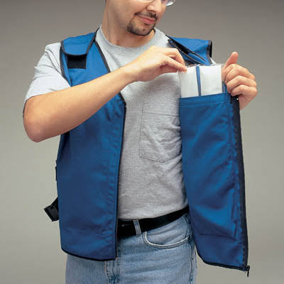 Cooling Vest with Ice Pack Inserts from Allegro Safety - AFC International