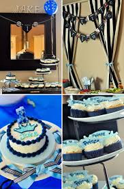 Baby Prince 1st Birthday Decoration Ideas For Boy Hostess Little Prince First Birthday Party Folsomette Prince Birthday Party First Birthday Themes First Birthday Parties