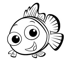 Small Fish Coloring Page Nemo Coloring Pages Finding Nemo Coloring Pages Fish Coloring Page