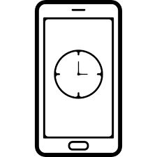 Search more than 600,000 icons for web & desktop here. Free Icon Mobile Phone Screen With A Clock