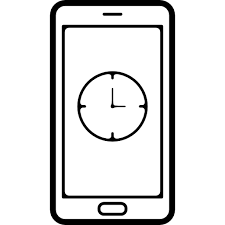 Choose from 2600+ clock icon graphic resources and download in the form of png, eps, ai or psd. Free Icon Mobile Phone Screen With A Clock