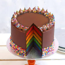 Chocolate Rainbow Cake Here You Will Find All Kinds Of Pins About Nature S Rainbo Gateau D Anniversaire Arc En Ciel Gateau Anniversaire Chocolat Gateau Rainbow