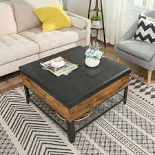 At first glance, this appears to be similar to many other ottomans. Taupe Leather Ottoman Coffee Tables You Ll Love In 2021 Wayfair