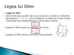Surs de joas tensiune, ampermetru, a voltmetru, rezistor cu rezisten cunoscut , e ,r conductoare electrice de legtur cu fi banan. Curs 10 Sef Luc Dr Petru A Cotfas Ppt Katebasma