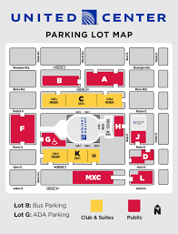 United Center Seating Diagram And Parking Chicago Bulls